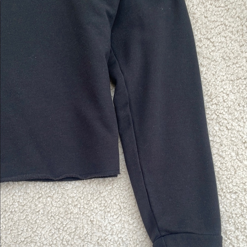 Women’s Black Cat Ear Hoodie Sweatshirt I‘m A Cat L - Picture 3 of 5